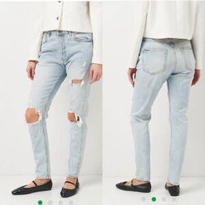 Zara skinny fit distressed High Waist Jens. NWT